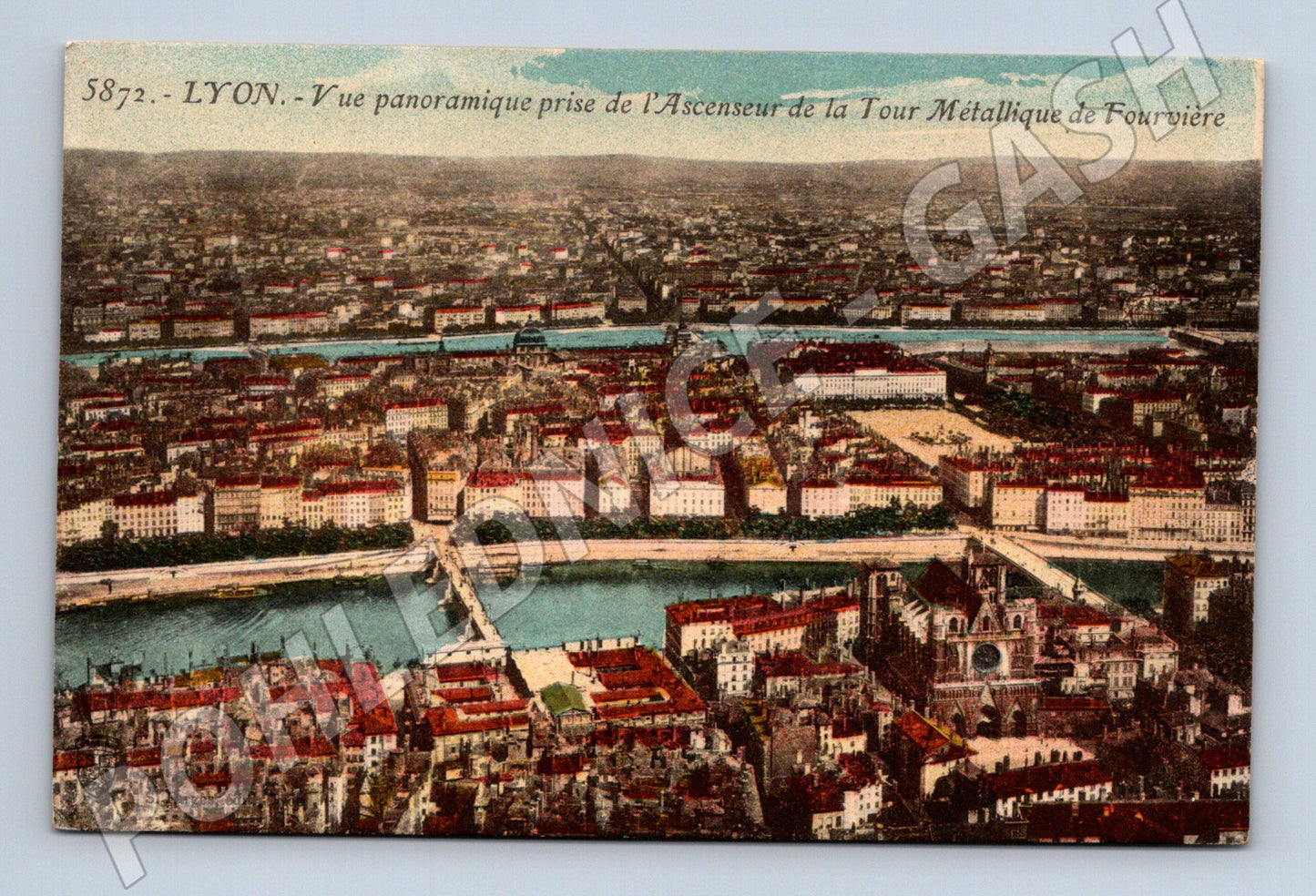 Pohlednice Lyon panorama z Tour Métallique Fourvière (M7755)