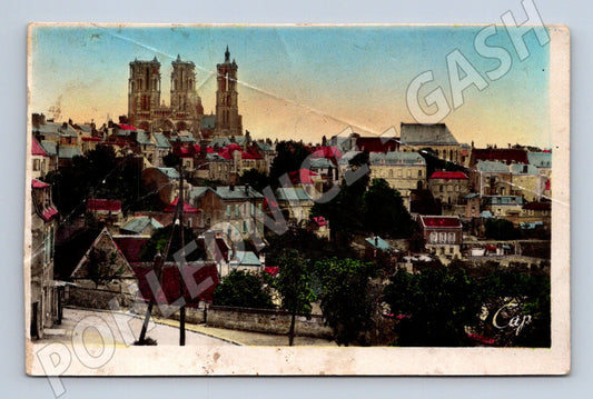 Pohlednice Laon katedrála historická pohlednice (M7756)