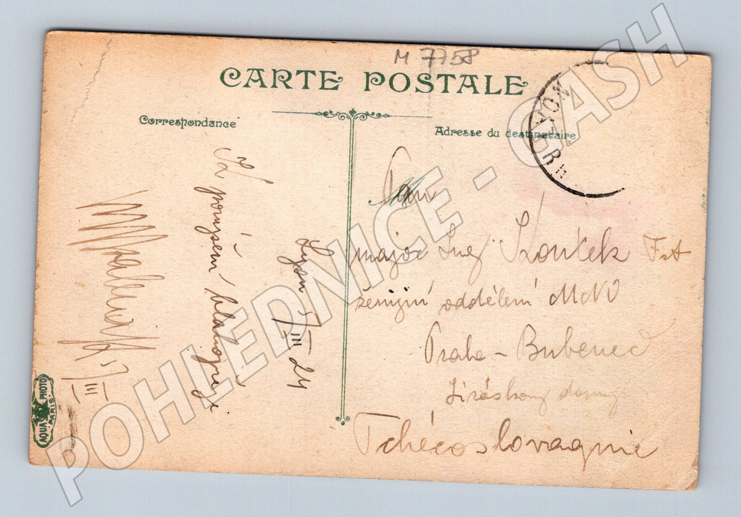 Pohlednice Lyon La passerelle du Lycée pěší lávka (M7758)