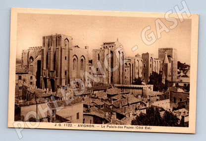 Pohlednice Avignon Palais des Papes stará pohlednice (M7760)
