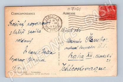 Pohlednice Versailles 1931 stará pohlednice do ČSR (M7761)