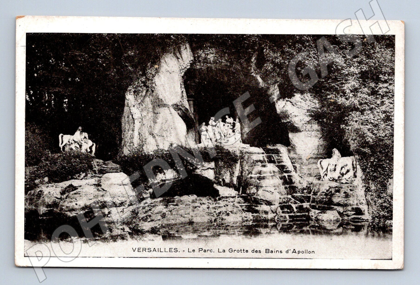 Pohlednice Versailles Grotte des Bains d’Apollon 1946 (M7763)