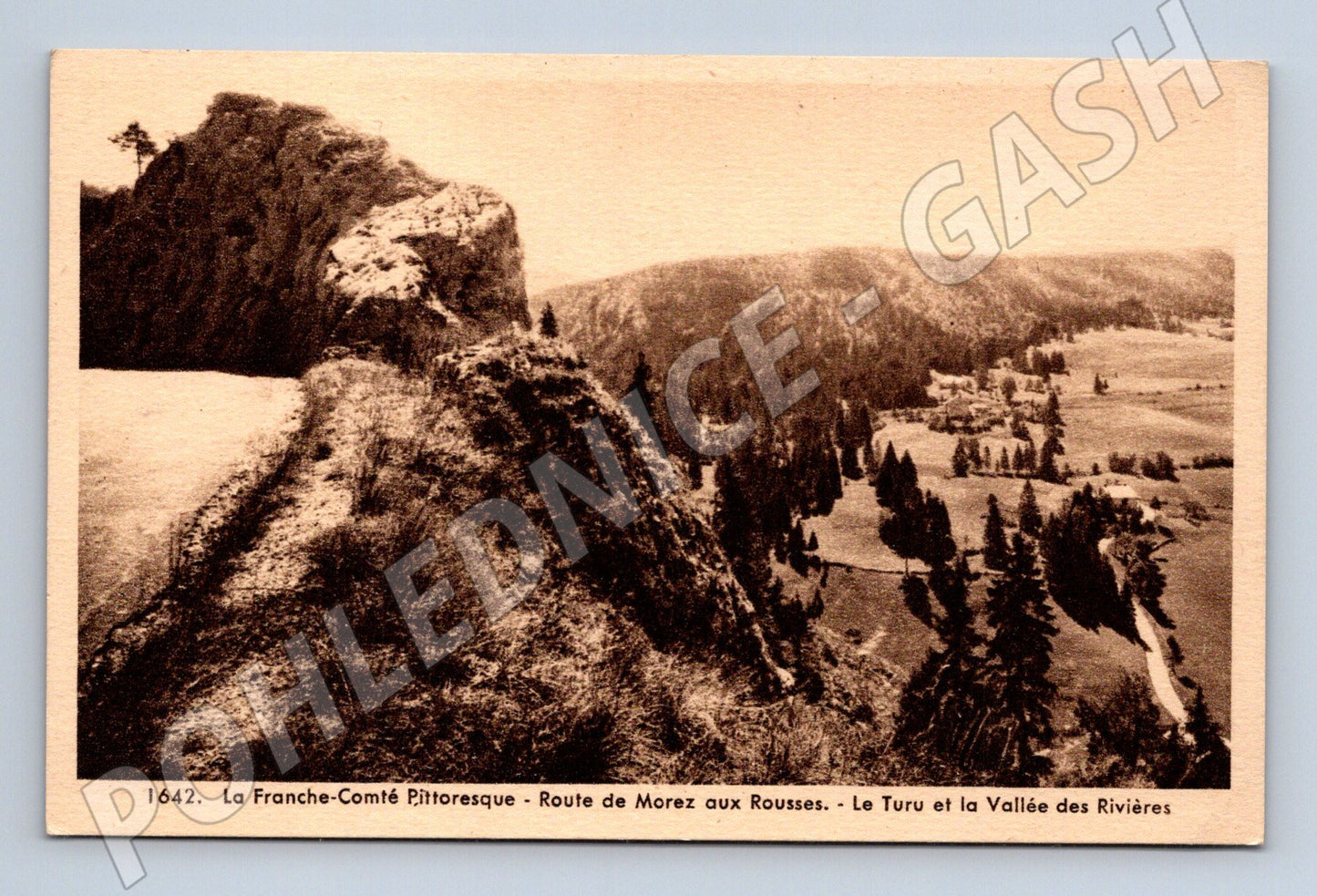 Pohlednice Franche Comté Route de Morez aux Rousses (M7766)