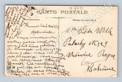 Pohlednice Reims Palais de Justice stará prošlá (M7771)