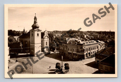 Pohlednice Červený Kostelec náměstí ČSR (M778)