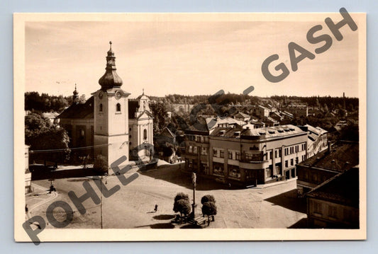 Pohlednice Červený Kostelec náměstí ČSR (M778)