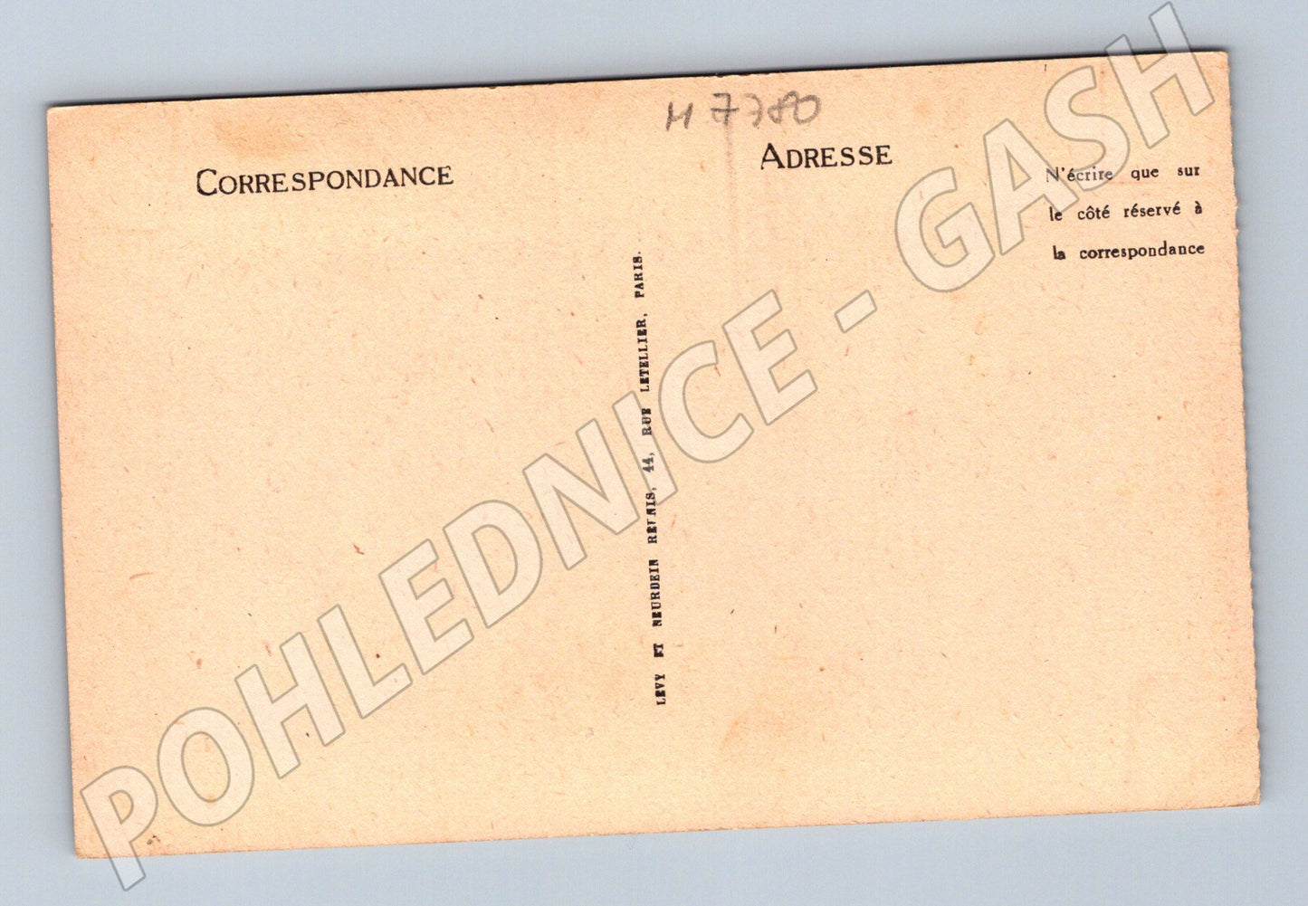 Pohlednice Compiègne zámek fasáda stará pohlednice (M7780)