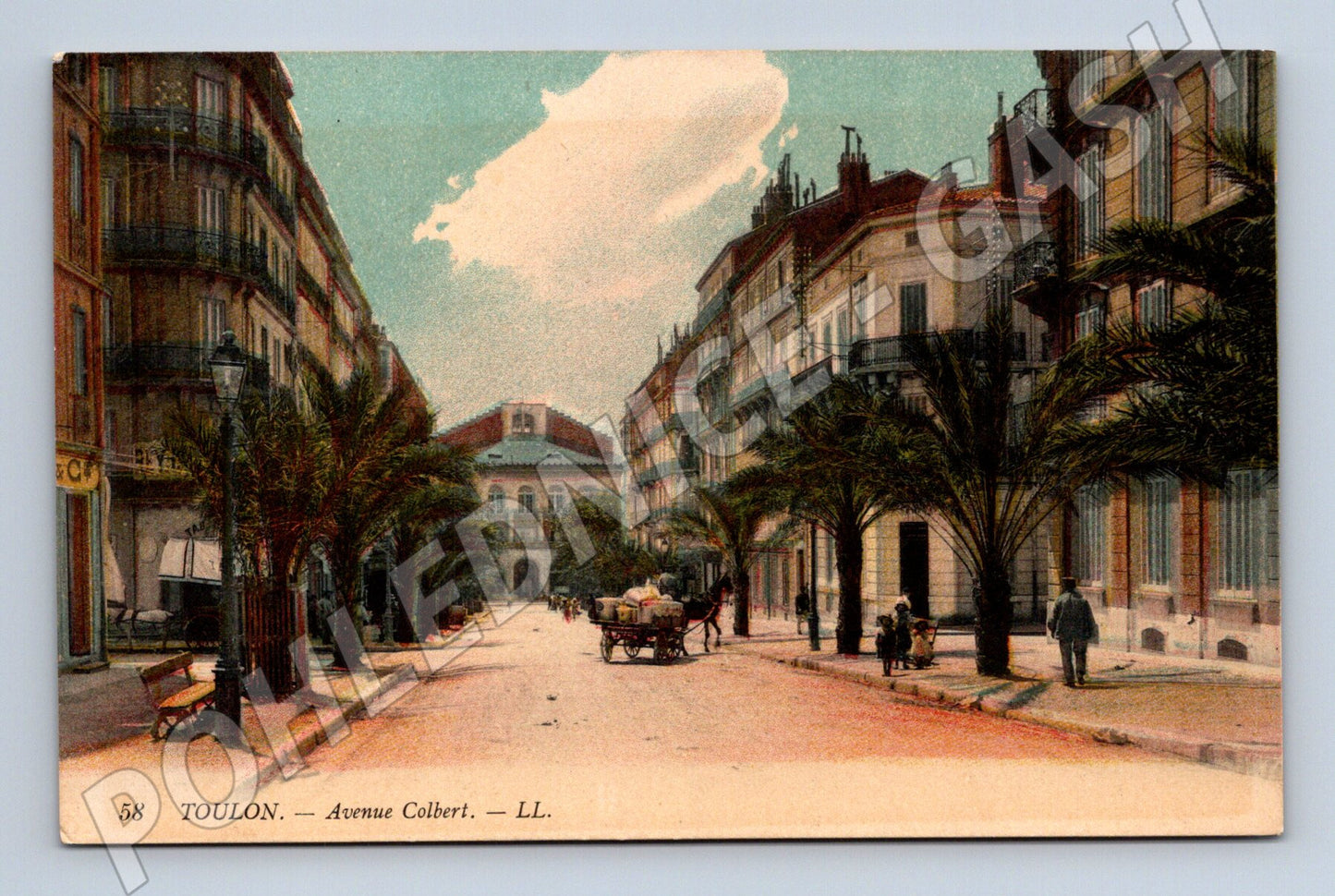 Pohlednice Toulon Avenue Colbert barevná pohlednice (M7784)