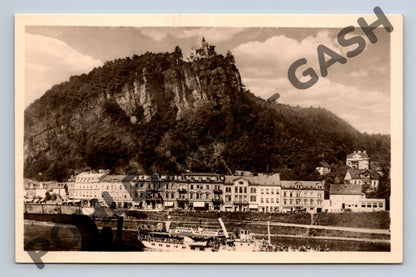 Pohlednice Děčín Labské nábřeží 1956 (M779)