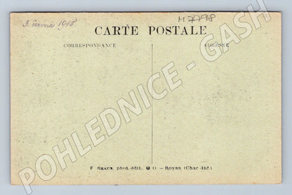 Pohlednice Saintes apsida kostela sv Eutropia 1918 (M7798)