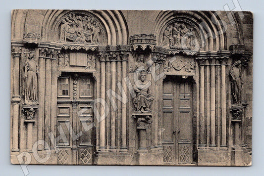 Pohlednice Štrasburk portál jižního transeptu katedrály (M7805)