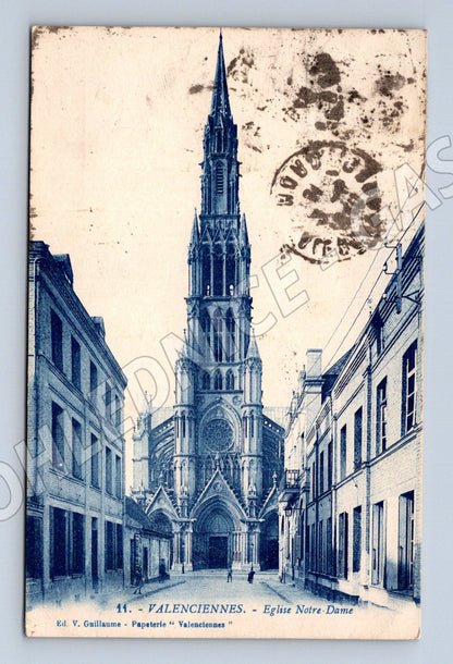 Pohlednice Valenciennes Eglise Notre Dame stará (M7810)