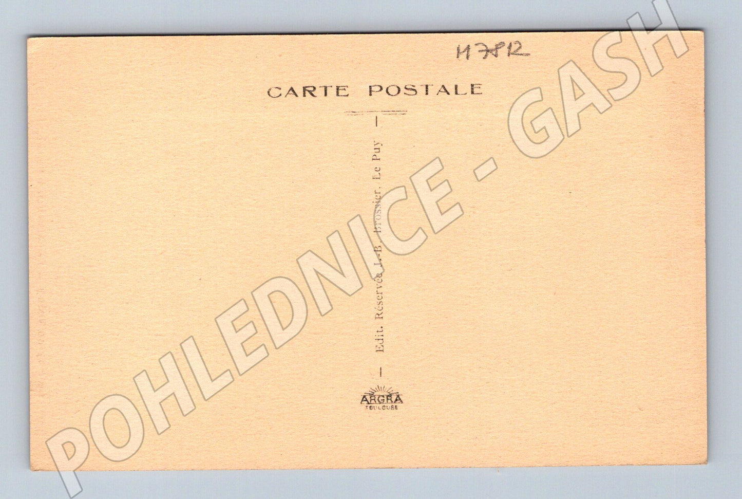 Pohlednice Le Puy en Velay katedrála Porte du Fer (M7812)