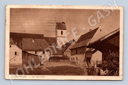 Pohlednice Didenheim Le Village 1918 do Plzně (M7813)