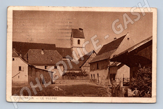 Pohlednice Didenheim Le Village 1918 do Plzně (M7813)