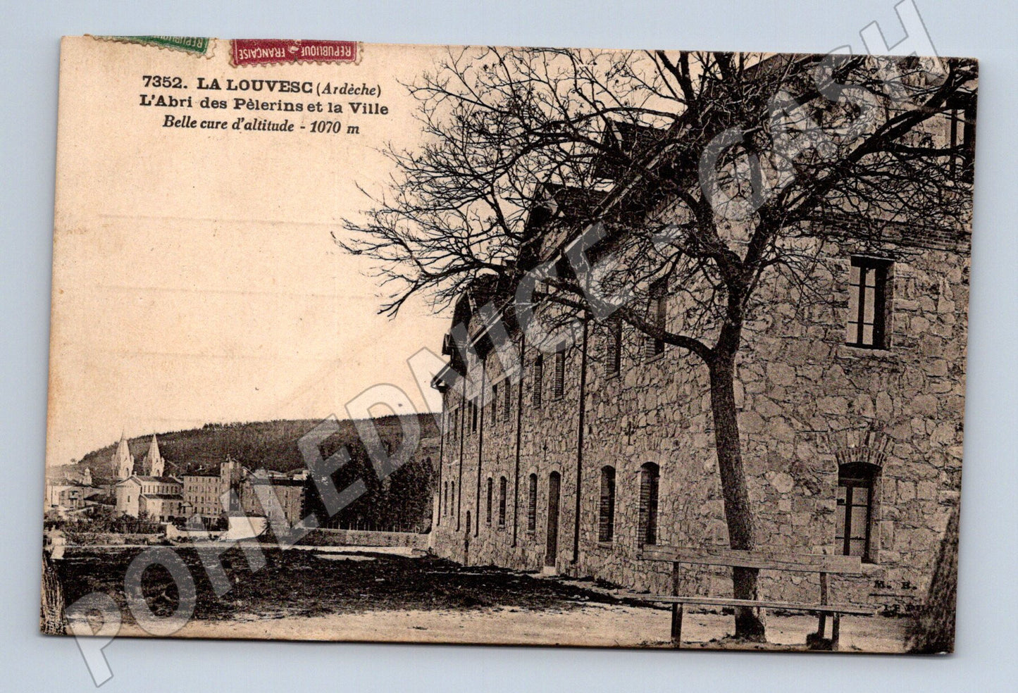 Pohlednice La Louvesc Abri des Pèlerins stará (M7818)