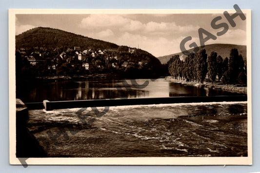 Pohlednice Beroun řeka krajina 1956 (M783)