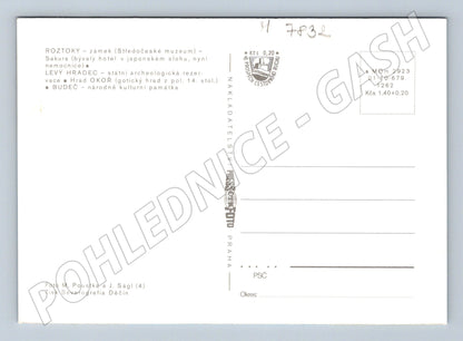 Postcard Northern surroundings of Prague castles Okoř (M7832)