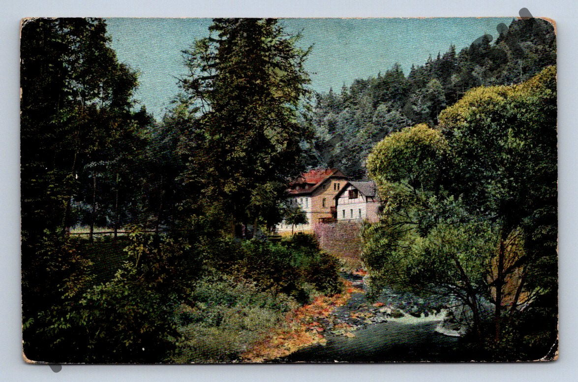 Pohlednice Weisseritz Idyllen krajina R-U (M786)