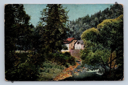 Pohlednice Weisseritz Idyllen krajina R-U (M786)