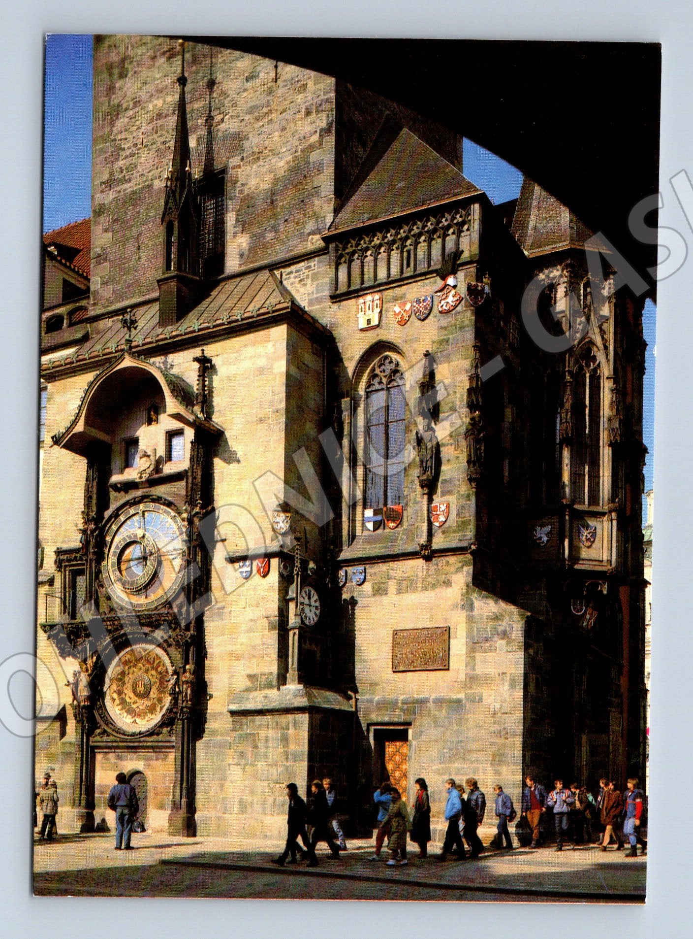 Postcard Prague Old Town Hall with Astronomical Clock clear (M7879)