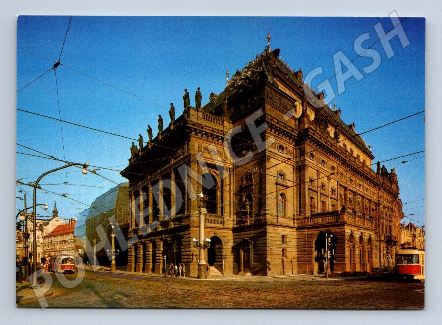 Postcard Prague National Theatre large format (M7885)