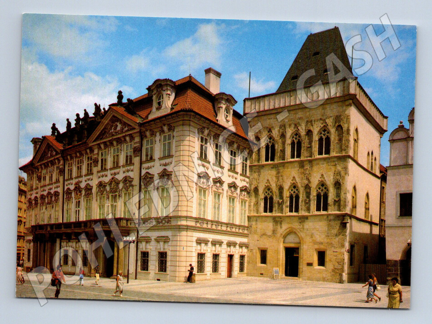 Postcard Prague Staromák Palace Kinských House U zvonu (M7886)