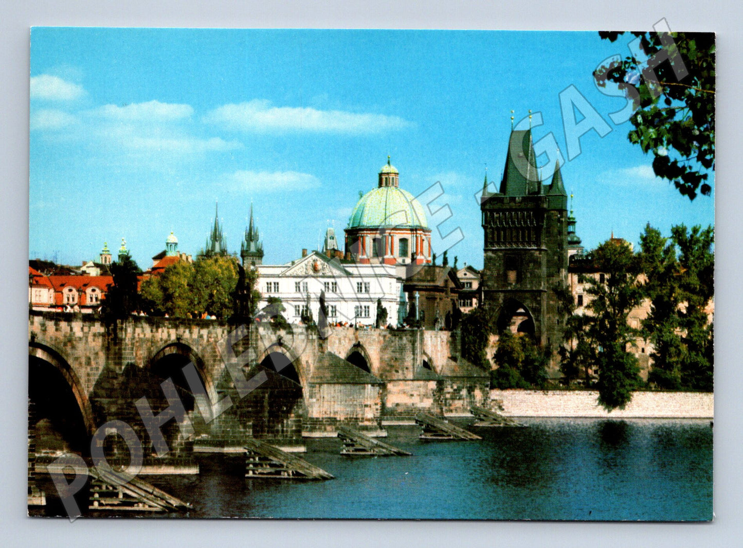 Pohlednice Praha Karlův most velký formát Pressfoto (M7888)