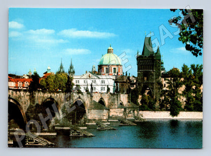 Pohlednice Praha Karlův most velký formát Pressfoto (M7888)
