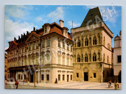 Postcard Prague Old Town Palace Kinských House U zvonu (M7895)