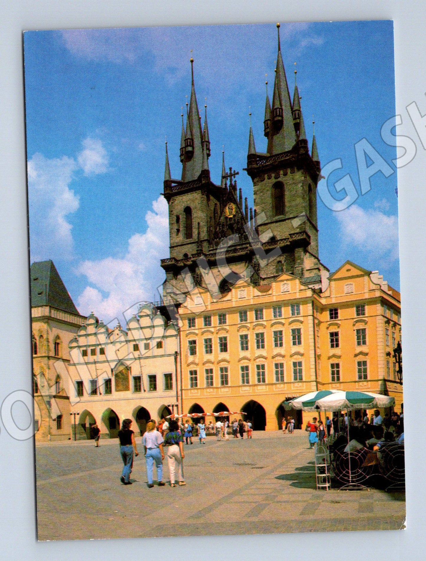 Pohlednice Praha Staroměstské náměstí Týnský chrám (M7902)