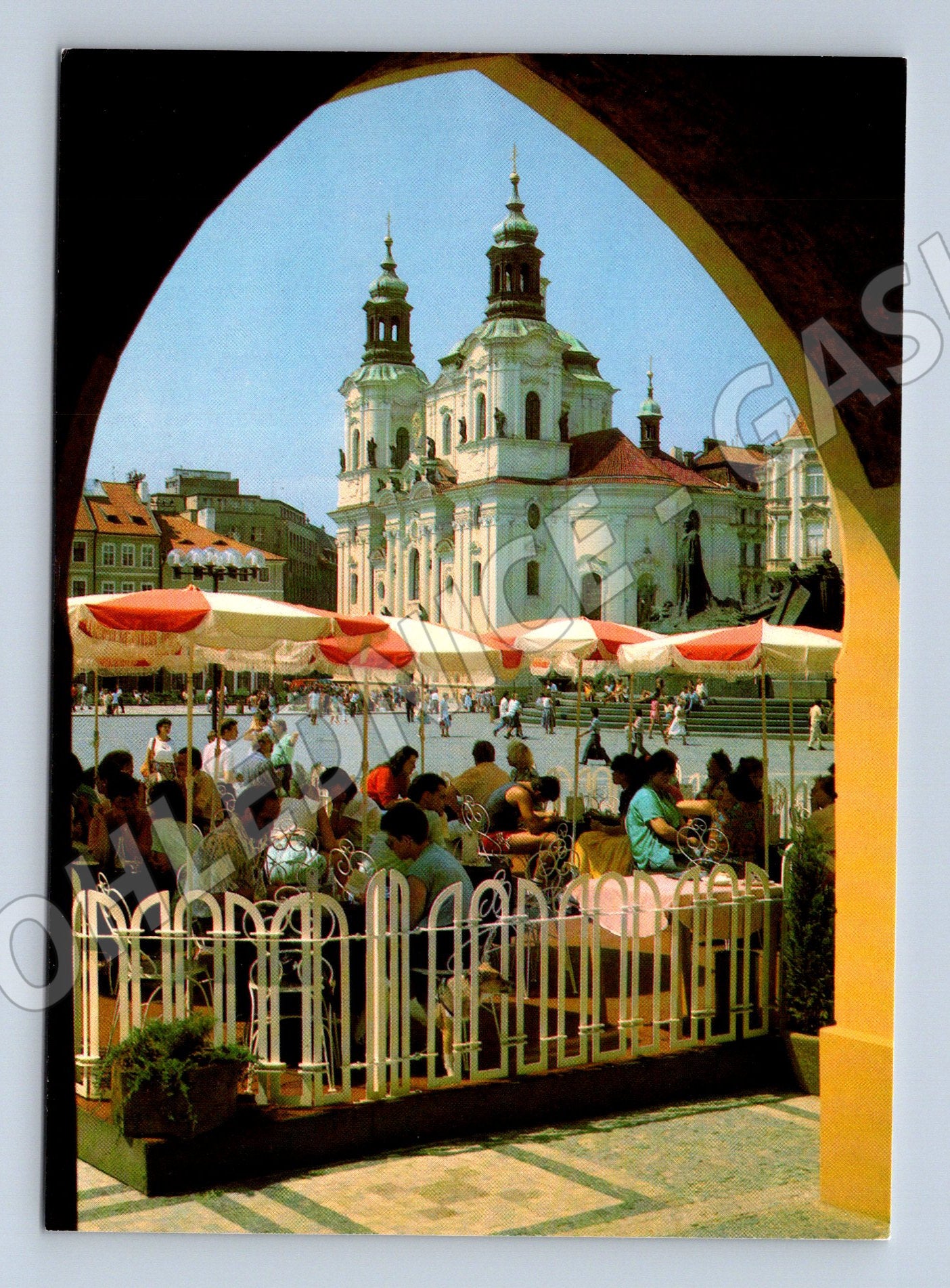 Pohlednice Praha Staroměstské náměstí kostel sv Mikuláše (M7904)