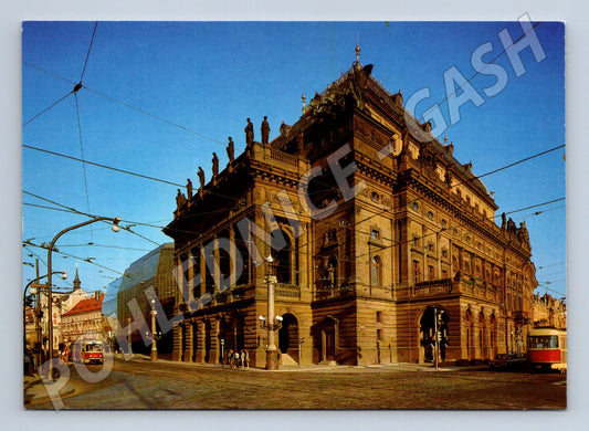 Postcard Prague National Theatre historical postcard (M7905)