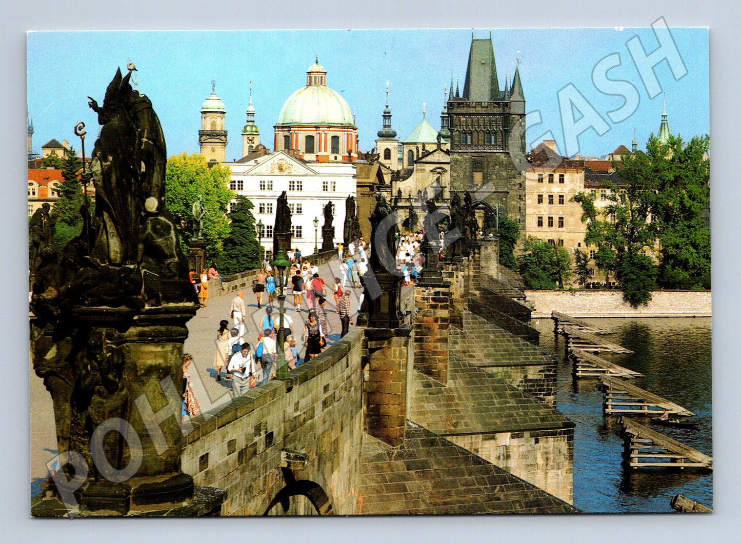 Postcard Prague Charles Bridge, color, unwritten (M7910)