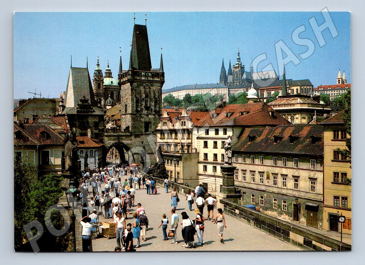 Pohlednice Praha Karlův most a Hradčany velký formát (M7915)