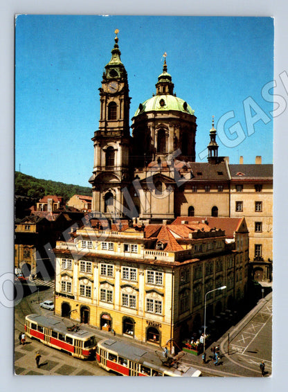 Pohlednice Praha chrám sv Mikuláše velký formát neprošlá (M7922)