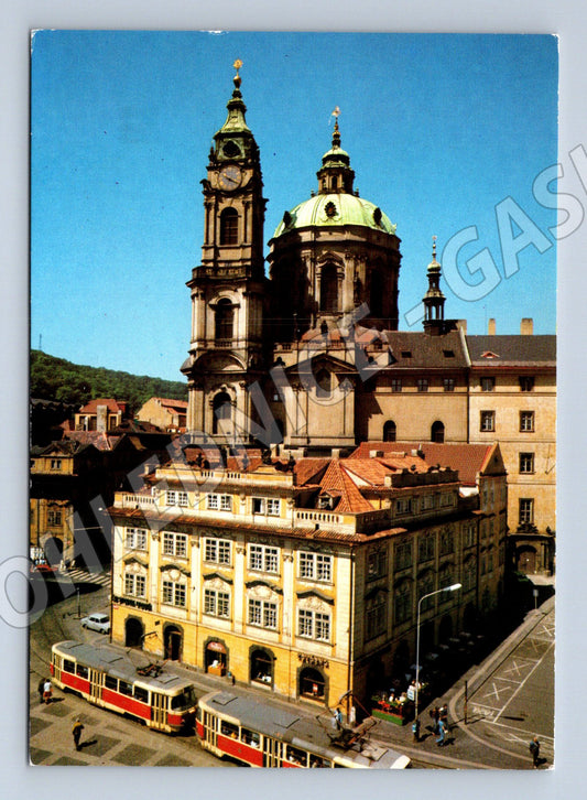 Pohlednice Praha chrám sv Mikuláše velký formát neprošlá (M7922)