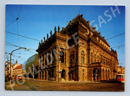 Postcard Prague National Theatre large format (M7925)