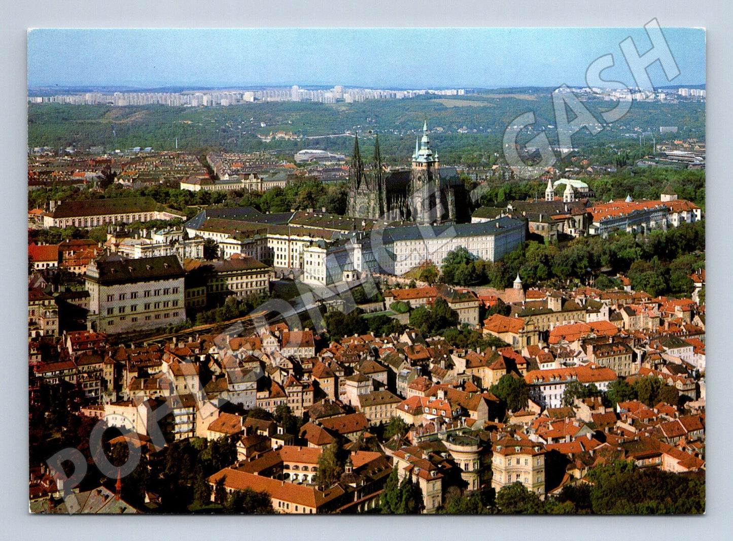 Postcard Prague Castle Hradčany color unused (M7929)