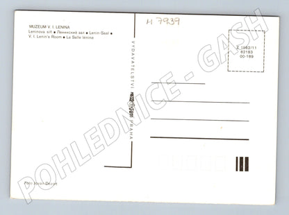 Postcard Lenin Hall Museum of VI Lenin Prague (M7939)