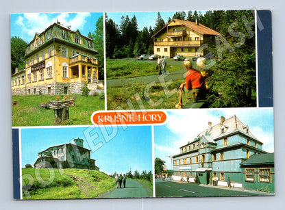 Postcard Ore Mountains tourist multi-view Pressfoto (M7944)