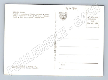Postcard Ore Mountains tourist multi-view Pressfoto (M7944)