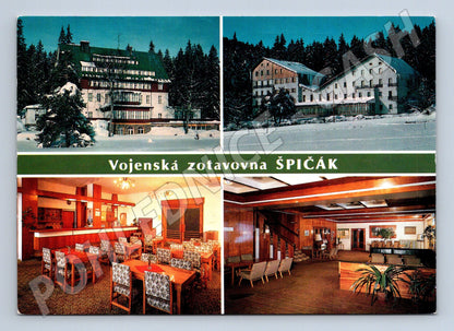Postcard Military Convalescent Home Špičák Šumava 1991 (M7953)