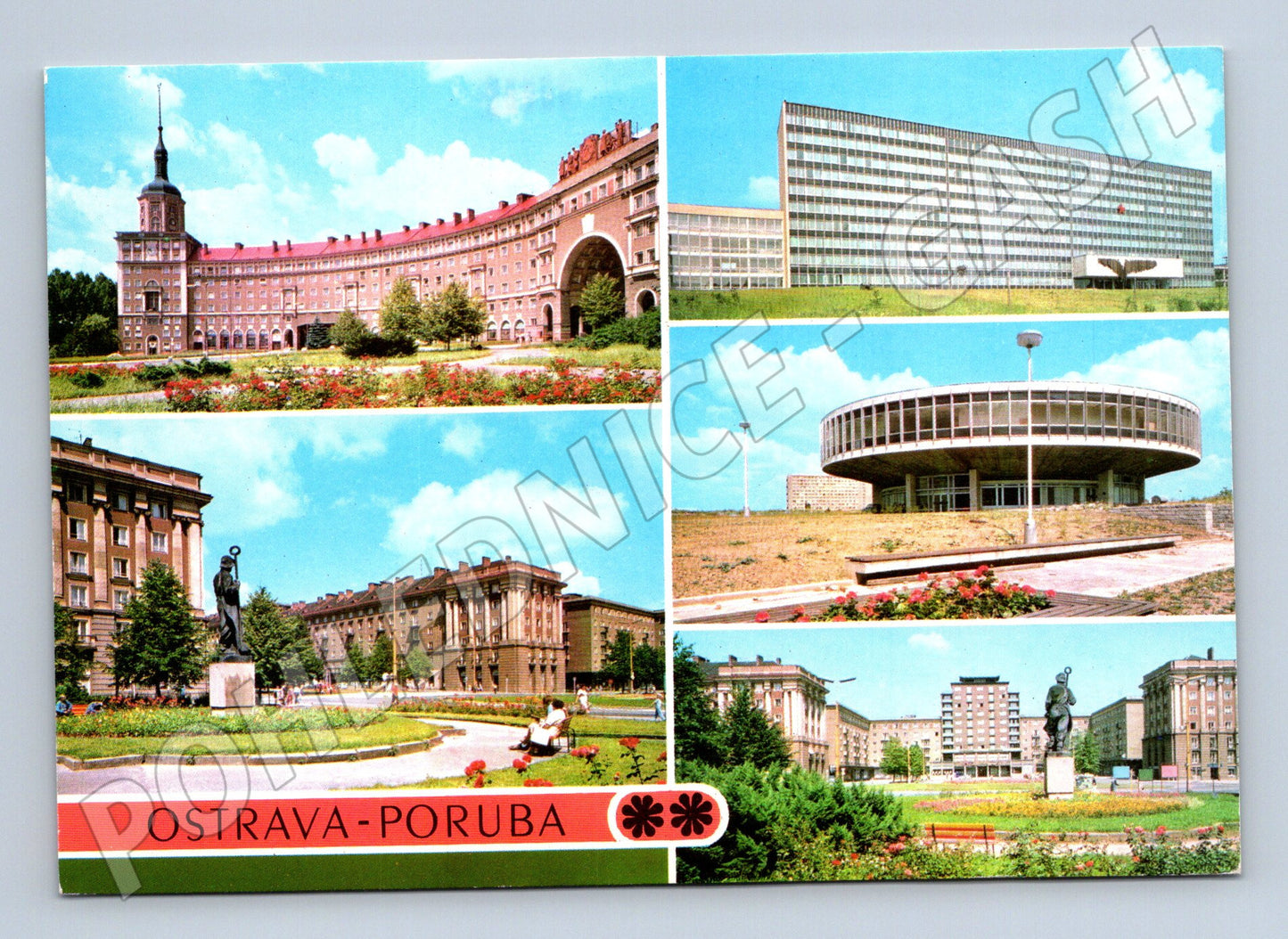 Pohlednice Ostrava Poruba 1971 pohlednice ČSSR (M7973)