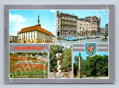 Pohlednice Olomouc vícepohled historická známka ČSSR (M7976)