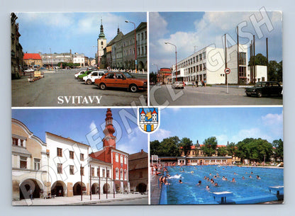 Pohlednice Svitavy pohlednice 80 léta použitá (M7983)