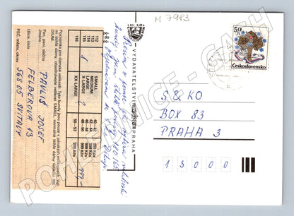 Pohlednice Svitavy pohlednice 80 léta použitá (M7983)