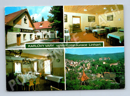 Pohlednice Karlovy Vary Linhart výletní restaurace (M7988)