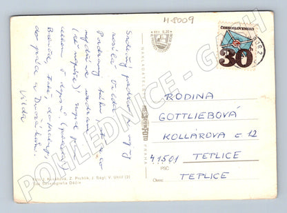 Postcard Tábor region collage Tábor Jistebnice Mladá Vožice (M8009)