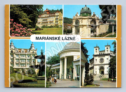 Postcard Marianske Lazne historical postcard 1971 (M8026)